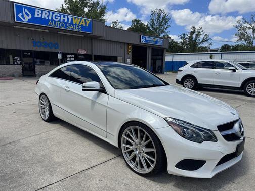 White 2015 Mercedes-Benz E-Class 4MATIC