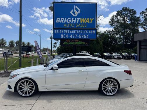 White 2015 Mercedes-Benz E-Class 4MATIC