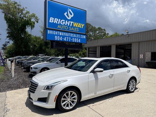 Crystal White Tricoat 2018 Cadillac CTS 2.0L Turbo