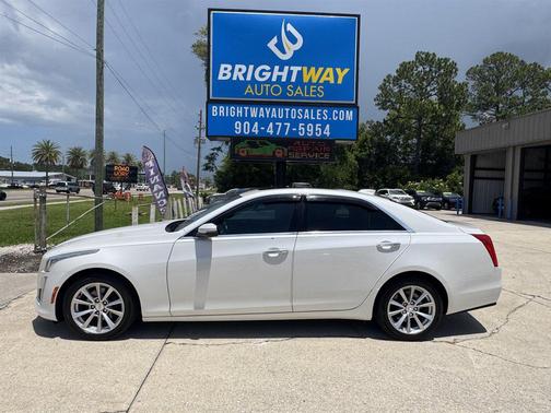 Crystal White Tricoat 2018 Cadillac CTS 2.0L Turbo