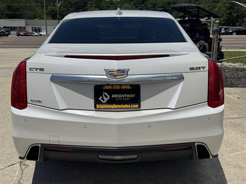 Crystal White Tricoat 2018 Cadillac CTS 2.0L Turbo