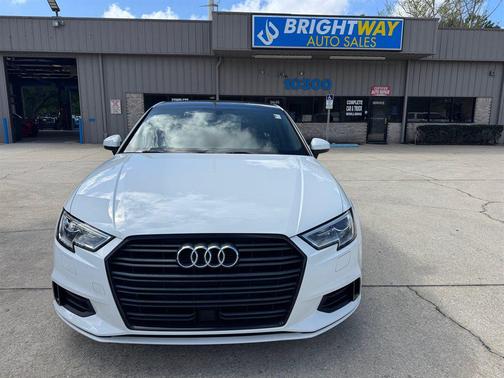 White 2019 Audi A3 Premium