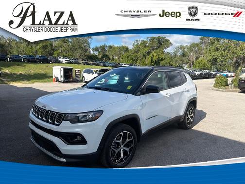 Bright White Clearcoat 2024 Jeep Compass Limited
