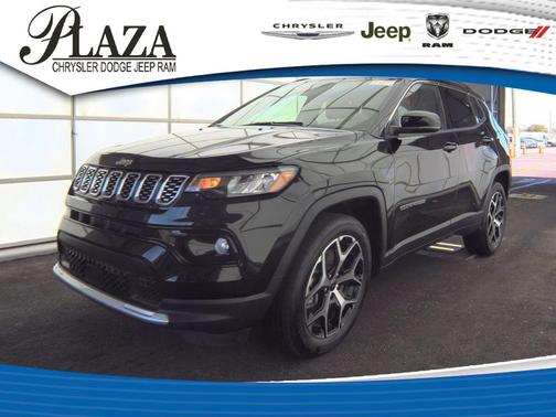 Diamond Black Crystal Pearlcoat 2025 Jeep Compass Limited
