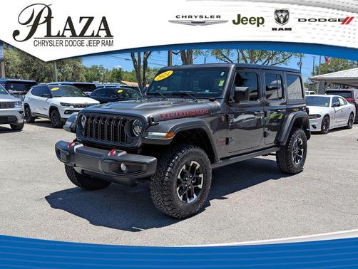 Granite Crystal Metallic Clearcoat 2024 Jeep Wrangler Rubicon