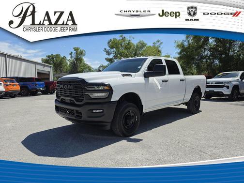 Bright White Clearcoat 2026 RAM 2500 Tradesman Crew Cab 4x4 6'4' Box