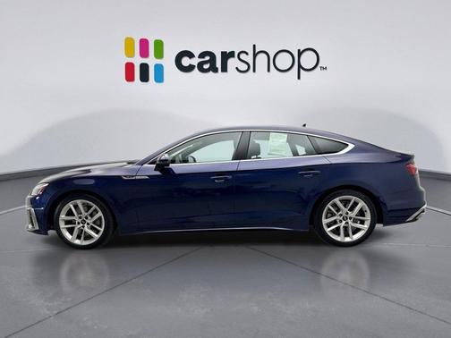 Navarra Blue Metallic 2023 Audi A5 Sportback 45 S Line Premium Plus