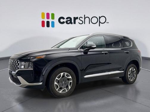 Twilight Black 2023 Hyundai SANTA FE HEV Blue