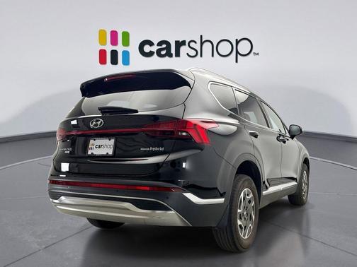 Twilight Black 2023 Hyundai SANTA FE HEV Blue