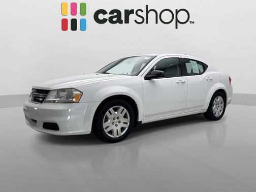 Bright White Clearcoat 2014 Dodge Avenger SE