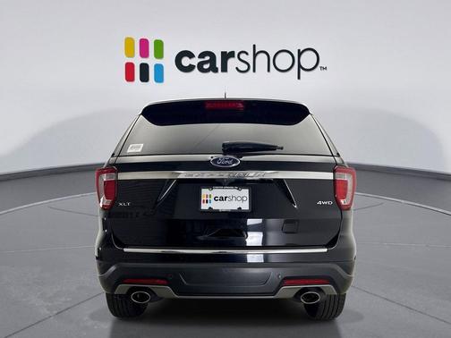 SHADOW BLACK 2018 Ford Explorer XLT