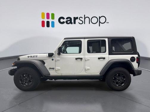 Bright White Clearcoat 2023 Jeep Wrangler 4xe Willys