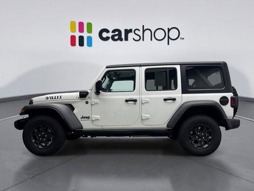 Bright White Clearcoat 2023 Jeep Wrangler 4xe Willys