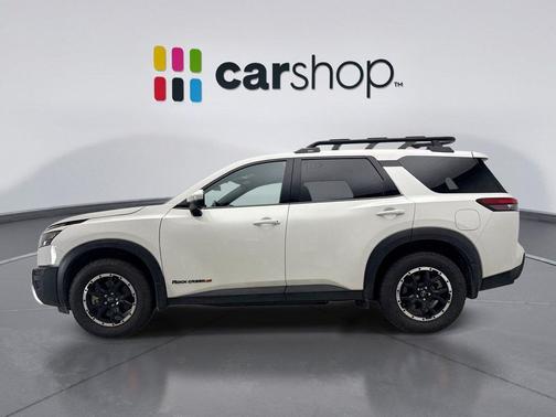 Glacier White 2025 Nissan Pathfinder Rock Creek 4WD