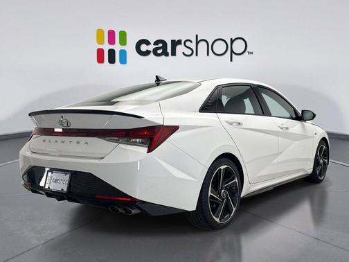 Ceramic White 2023 Hyundai ELANTRA N Line