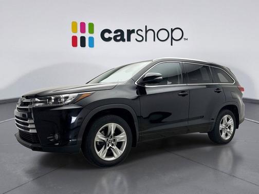 Midnight Black Metallic 2018 Toyota Highlander Limited