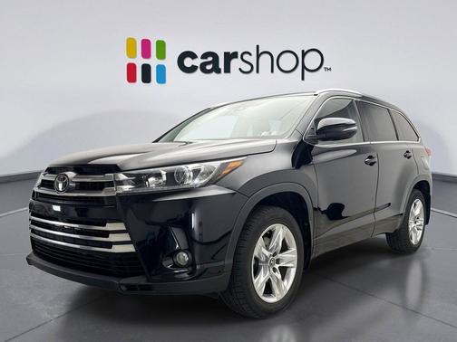 Midnight Black Metallic 2018 Toyota Highlander Limited