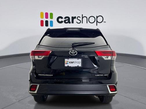 Midnight Black Metallic 2018 Toyota Highlander Limited