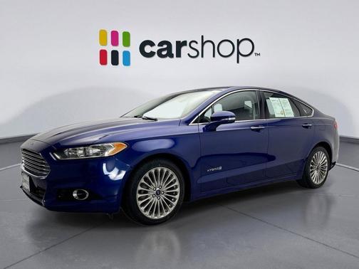DEEP IMPACT BLUE 2014 Ford Fusion Hybrid Titanium