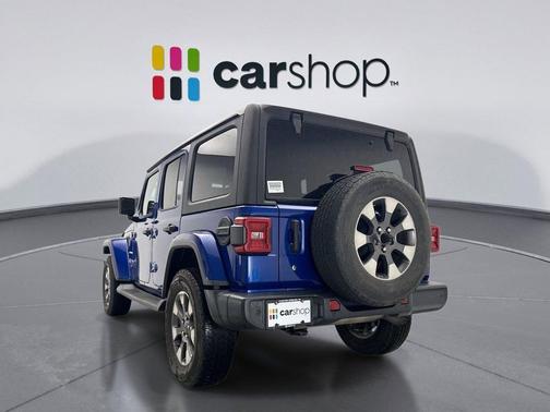 Ocean Blue Metallic Clearcoat 2018 Jeep Wrangler Unlimited Sahara