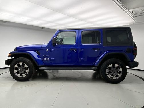 Ocean Blue Metallic Clearcoat 2018 Jeep Wrangler Unlimited Sahara