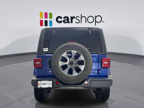 Ocean Blue Metallic Clearcoat 2018 Jeep Wrangler Unlimited Sahara