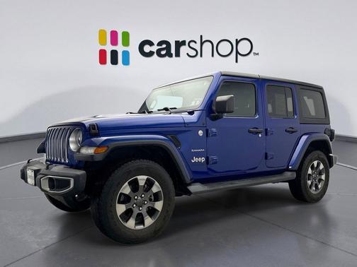 Ocean Blue Metallic Clearcoat 2018 Jeep Wrangler Unlimited Sahara
