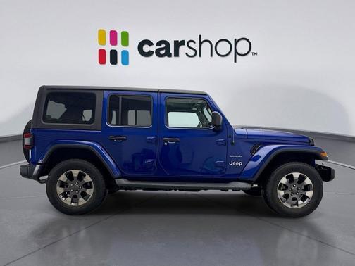 Ocean Blue Metallic Clearcoat 2018 Jeep Wrangler Unlimited Sahara