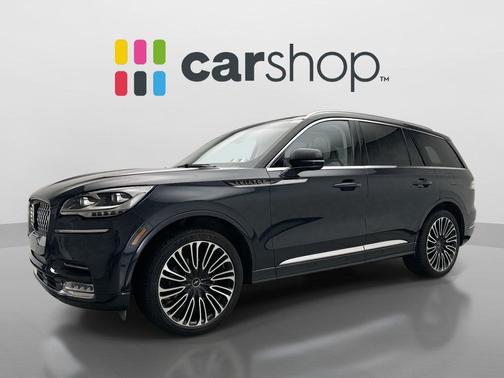 Flight Blue Metallic Clearcoat 2023 Lincoln Aviator Black Label AWD