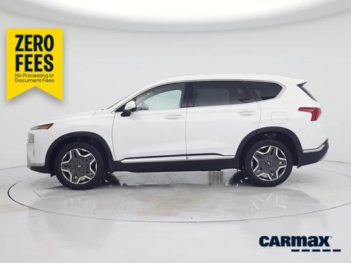 White 2023 Hyundai SANTA FE Limited