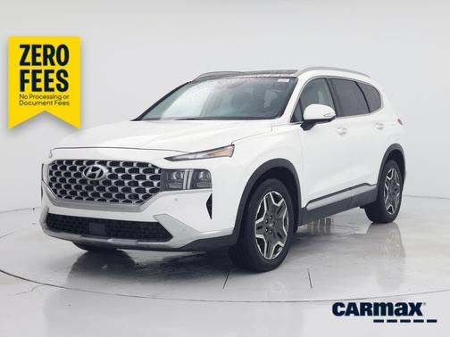 White 2023 Hyundai SANTA FE Limited
