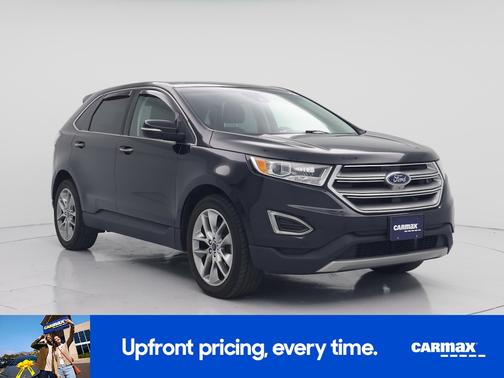 Black 2015 Ford Edge Titanium