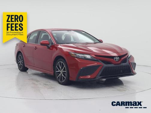 Red 2021 Toyota Camry SE