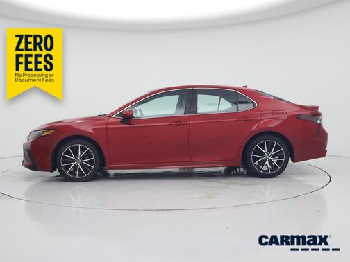 Red 2021 Toyota Camry SE