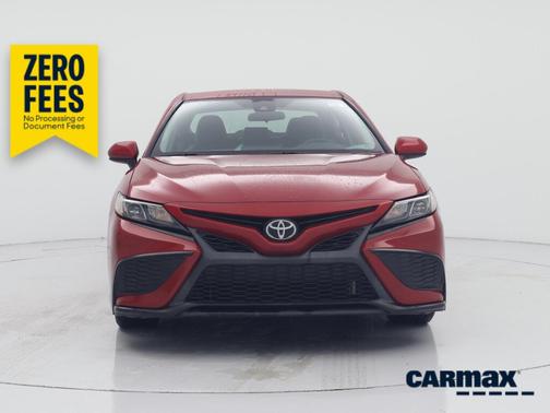 Red 2021 Toyota Camry SE