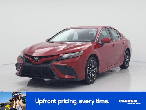 Red 2021 Toyota Camry SE