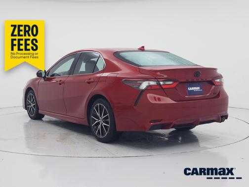 Red 2021 Toyota Camry SE