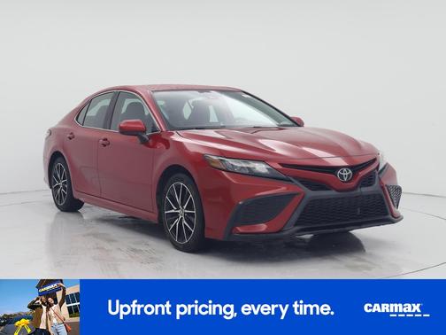 Red 2021 Toyota Camry SE