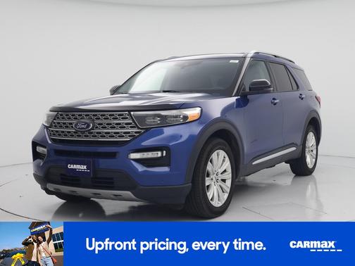 Blue 2021 Ford Explorer Limited