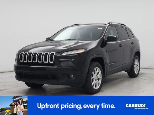 Black 2017 Jeep Cherokee Latitude
