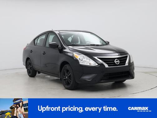 Black 2019 Nissan Versa S Plus