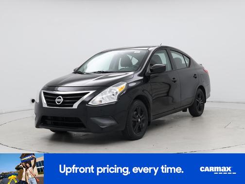 Black 2019 Nissan Versa S Plus