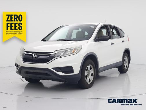 White 2015 Honda CR-V LX