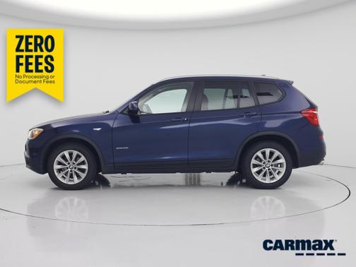 Blue 2017 BMW X3 XDrive28i