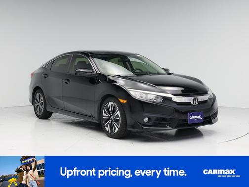 Black 2018 Honda Civic EX-T