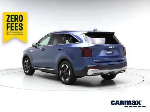Blue 2025 Kia Sorento Hybrid EX