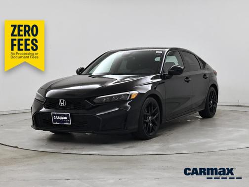 Black 2025 Honda Civic Sport