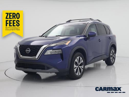 Blue 2022 Nissan Rogue SV