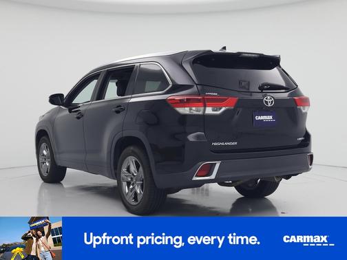Black 2017 Toyota Highlander Limited Platinum