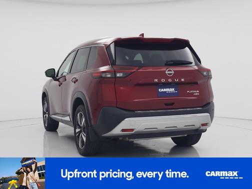 Red 2023 Nissan Rogue Platinum